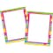 Barker Creek Happy Bright Stripe Computer Paper, 100 sheets/Package 3625 - alternate 1